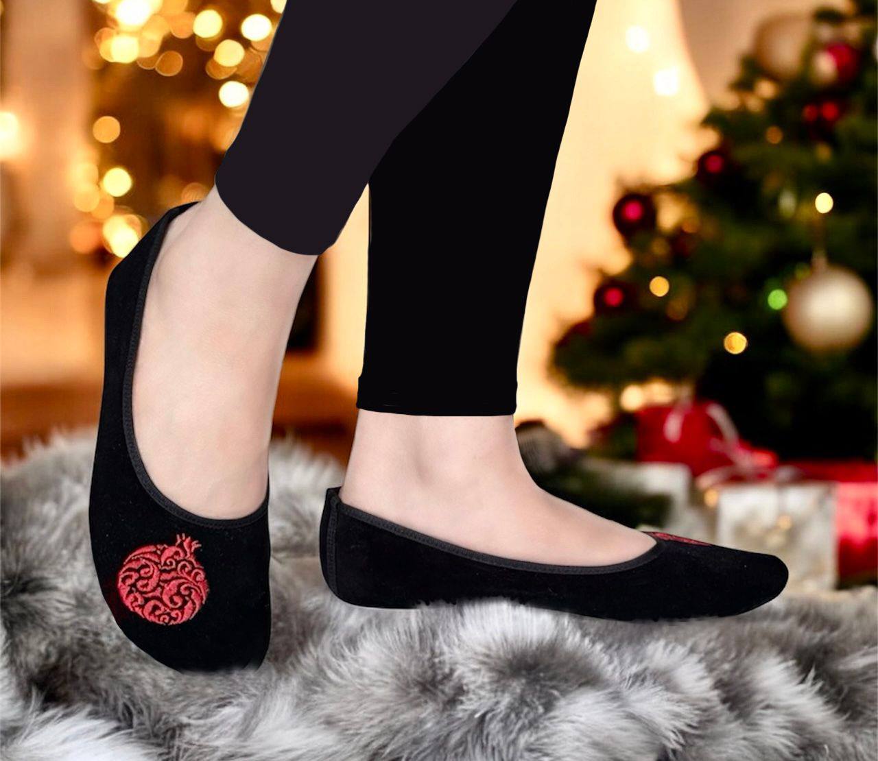 پاپوش مجلسی انار مشکی سایزبندی داد