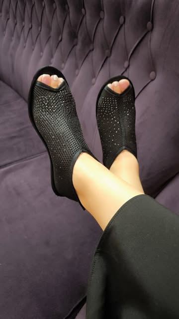 پاپوش روفرشی مجلسی زنانه پشت زیپی نگینی سایز ۳۷ تا ۴۱