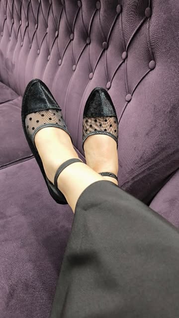 پاپوش روفرشی مجلسی نوک تیز توپی سایز ۳۷ تا ۴۱